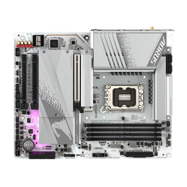 Gigabyte Z790 Aorus Elite AX Ice LGA 1700 Intel 13th Gen DDR5 Motherboard Supports Intel 12th, 13th & 14th Gen Processors – TechCure India