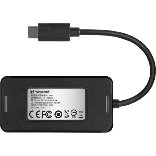 Transcend 4-Port USB 3.1 Hub Type-C – TechCure India