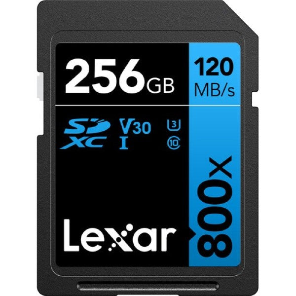 Lexar 256GB High-Performance 800x SDXC Memory Card – TechCure India