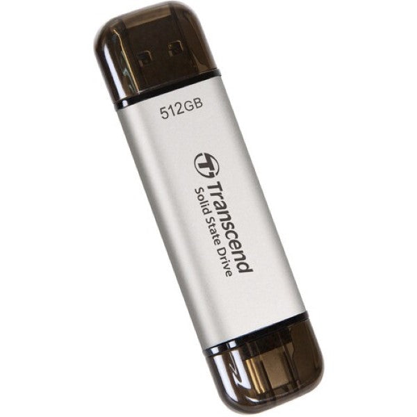 Transcend 310C 512GB USB C Portable SSD (Silver) – TechCure India