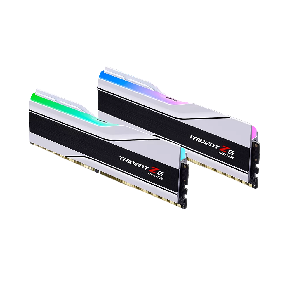 G.SKILL Trident Z5 Neo RGB 64GB ( 32GBx2 ) 6000MHz DDR5 RAM ( White ) ( CL36 ) - 2