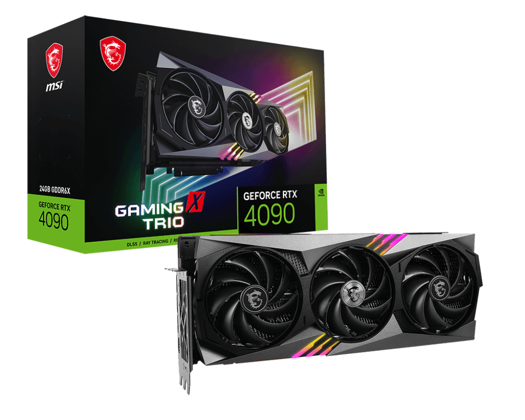 MSI GEFORCE RTX 4090 24GB GAMING X TRIO GRAPHIC CARD – TechCure India