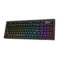 KARNAGE Visage 95 96% Tri-Mode Mecha-Membrane RGB Wireless Gaming Keyboard ( Black ) ( Mecha-Membrane ) ( WLKM-063-BK ) – TechCure India