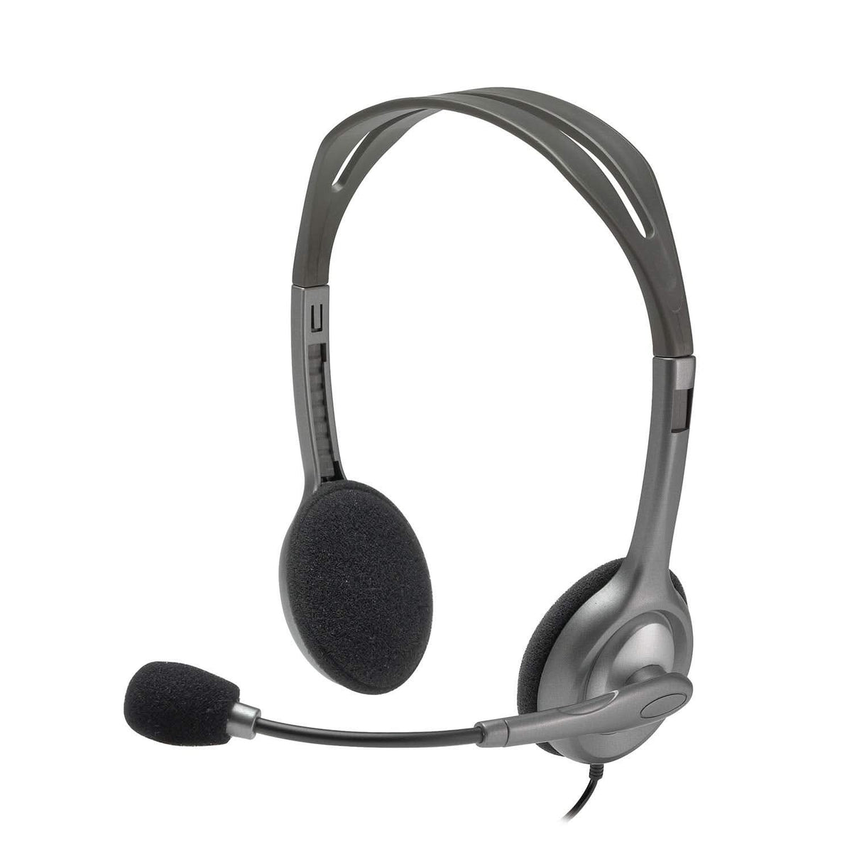 LOGITECH H110 WIRED HEADPHONES WITH MIC – TechCure India