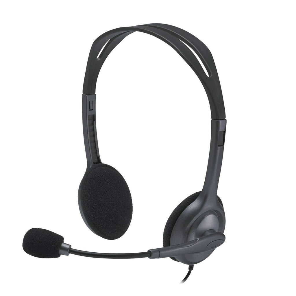 LOGITECH H111 WIRED HEADPHONES WITH MIC – TechCure India