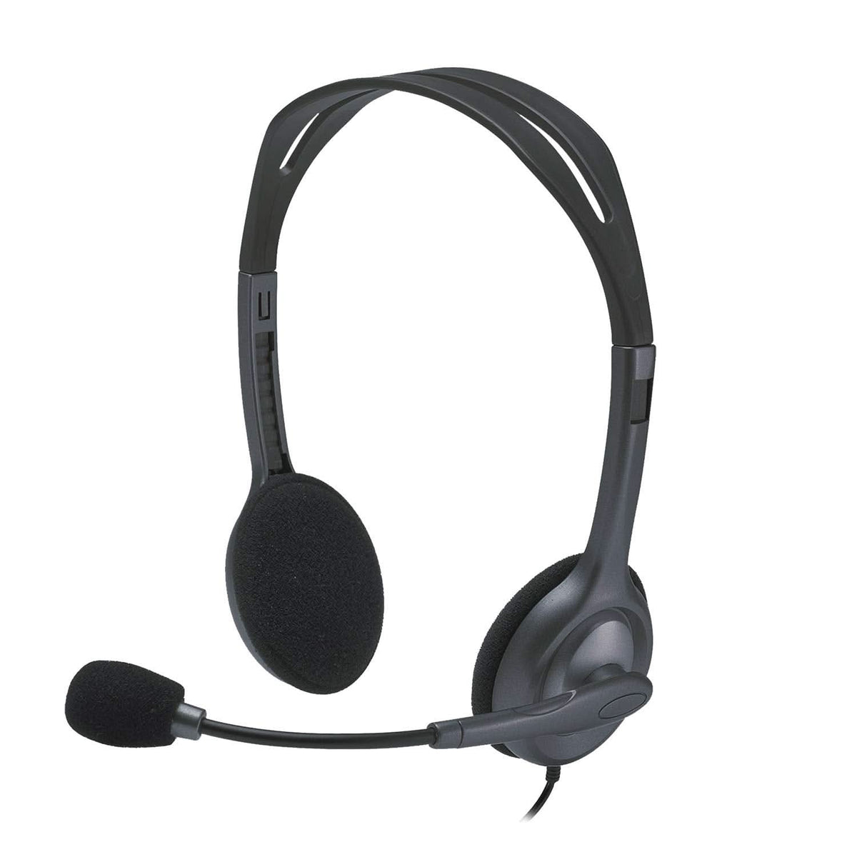 LOGITECH H111 WIRED HEADPHONES WITH MIC – TechCure India