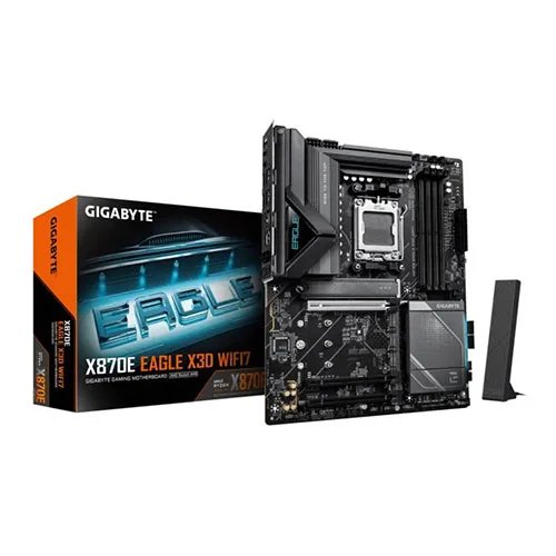 Gigabyte X870E Eagle X3D WIFI7 ATX Motherboard – TechCure India