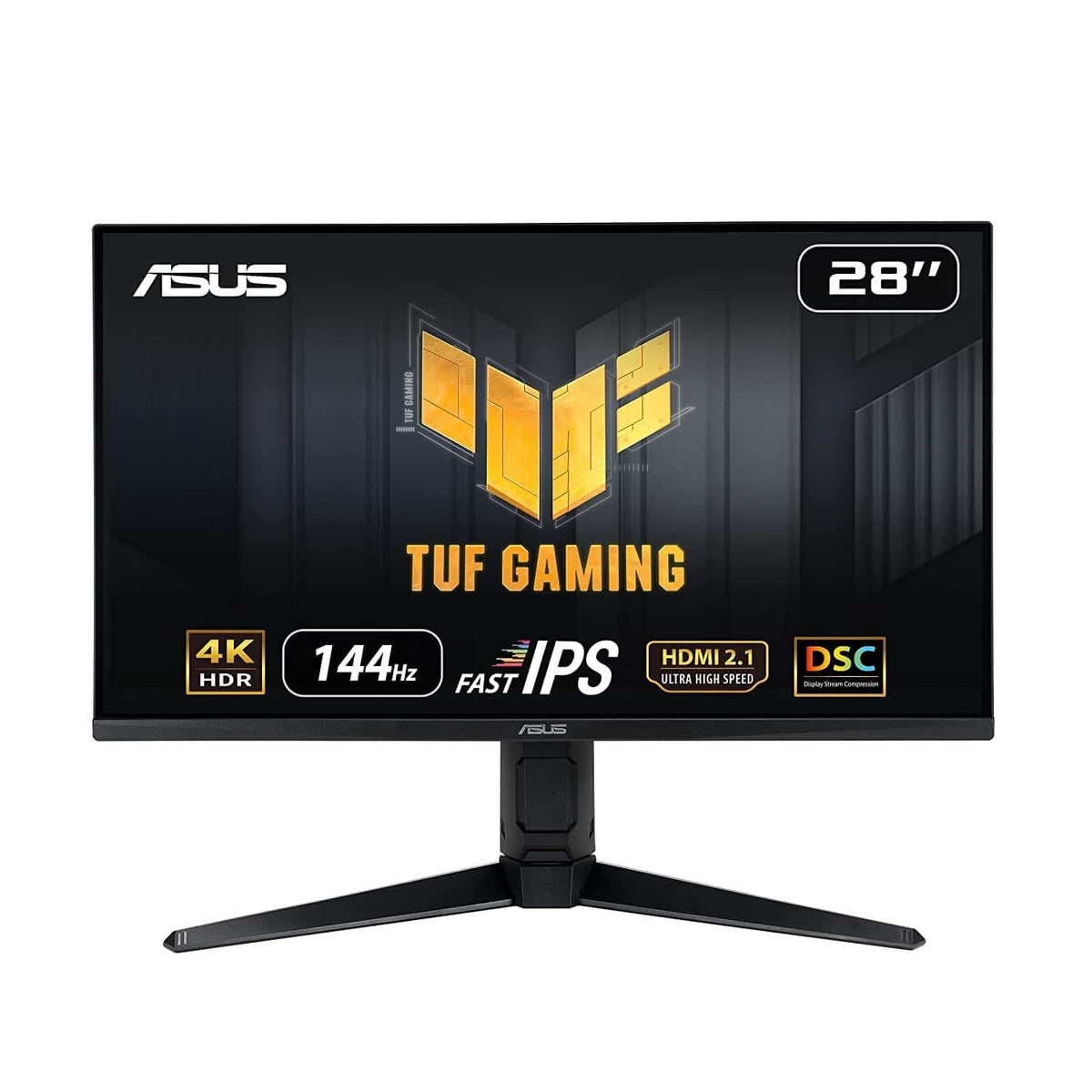 ASUS TUF GAMING 28 INCH VG28UQL1A UHD IPS 144HZ GAMING MONITOR WITH HEIGHT ADJUSTMENT – TechCure India