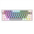 REDRAGON K617 Fizz 60% Mechanical Wired Gaming Keyboard ( Grey / White ) ( Red Linear Switch )