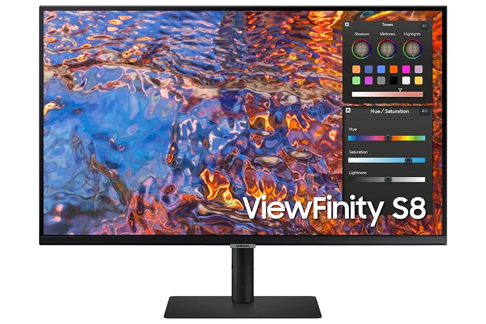 SAMSUNG 32 INCH LS32B800PXW UHD IPS 98% DCI-P3 MONITOR WITH USB TYPE-C – TechCure India