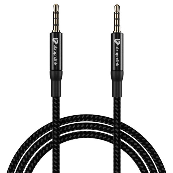 Ultraprolink AudioOX 3.5mm–3.5mm Nylon Braided Audio Cable 1.5m – TechCure India