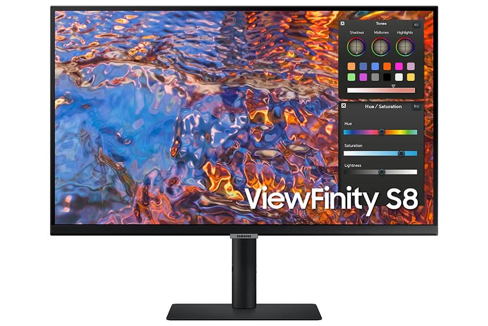 SAMSUNG 27 INCH LS27B800PXW UHD IPS 98% DCI-P3 MONITOR WITH USB TYPE-C – TechCure India