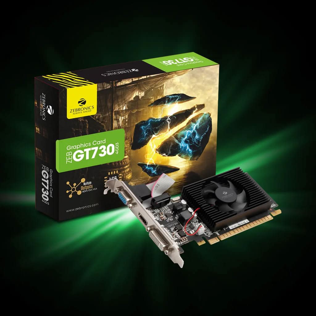 ZEBRONICS GT 730 4GB DDR3 GRAPHIC CARD – TechCure India