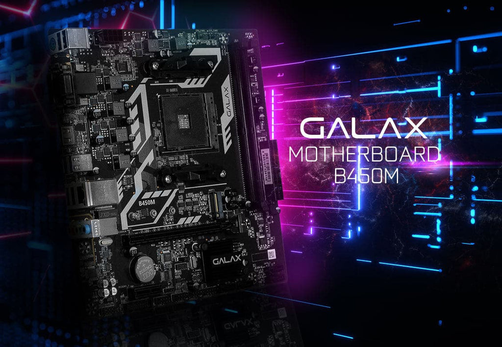 GALAX B450M DDR4 AMD Motherboard - 2