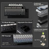 AULA F75 MAX 75% RGB Mechanical Wireless Gaming Keyboard ( Gradient Gray ) ( F75MaxGrR) ( Reaper Switch ) - 3