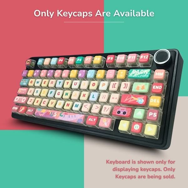 Aula Leobog PBT Pudding Keycaps 119 Qty Pudding keycaps Mixcolor (PdKMix) – TechCure India