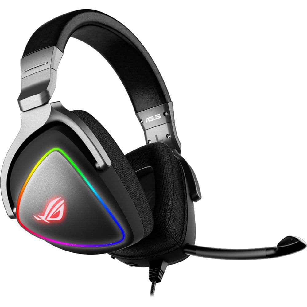 ASUS ROG Delta RGB USB Wired Gaming Headphone ( Black ) ( PC / Playstation / Mobile / Xbox ) - 2