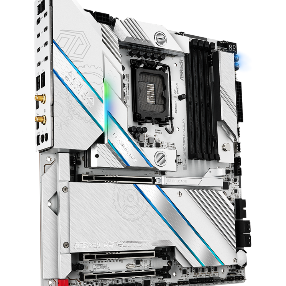 ASROCK Z890 Taichi Aqua Wifi DDR5 Intel Motherboard ( White ) - 4