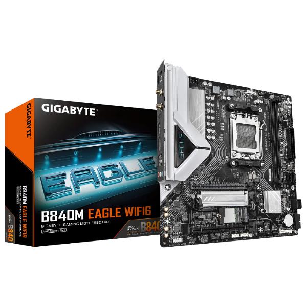 Gigabyte B840M Eagle WiFi 6 M-ATX AMD AM5 Motherboard – TechCure India