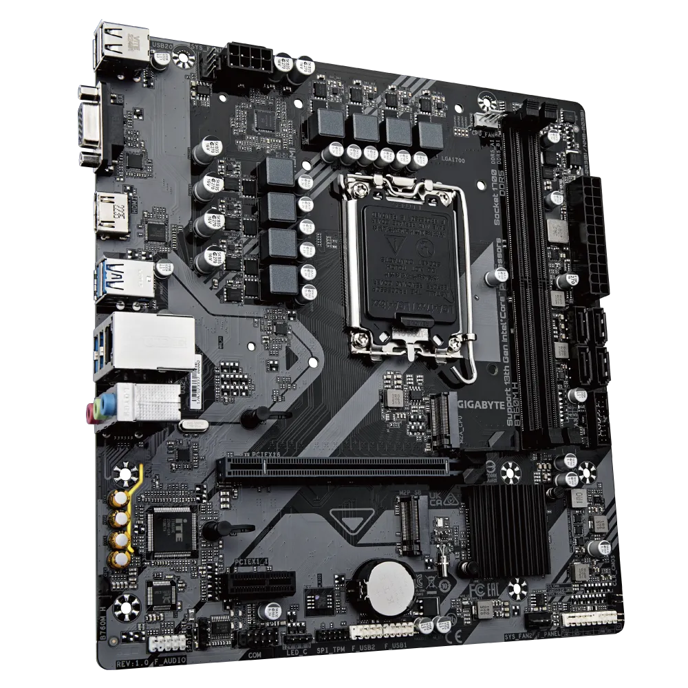 GIGABYTE B760M G AX WiFi DDR5 Intel Motherboard – TechCure India