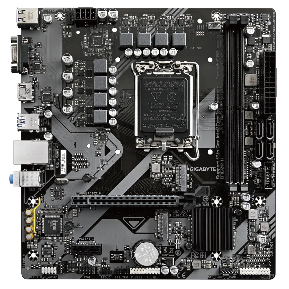 GIGABYTE B760M G AX WiFi DDR5 Intel Motherboard – TechCure India