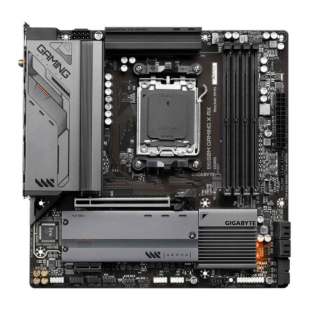 GIGABYTE GA-B650M AMD AM5 GAMING X AX DDR5 MOTHERBOARD – TechCure India