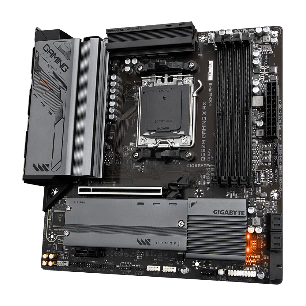 GIGABYTE GA-B650M AMD AM5 GAMING X AX DDR5 MOTHERBOARD – TechCure India