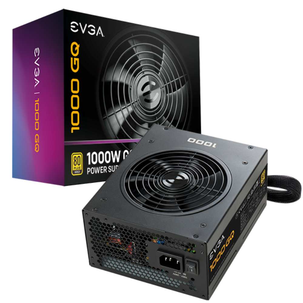 EVGA 1000GQ 1000W 80+ Gold ATX 2.0 Semi Modular Power Supply ( 1000W ) – TechCure India