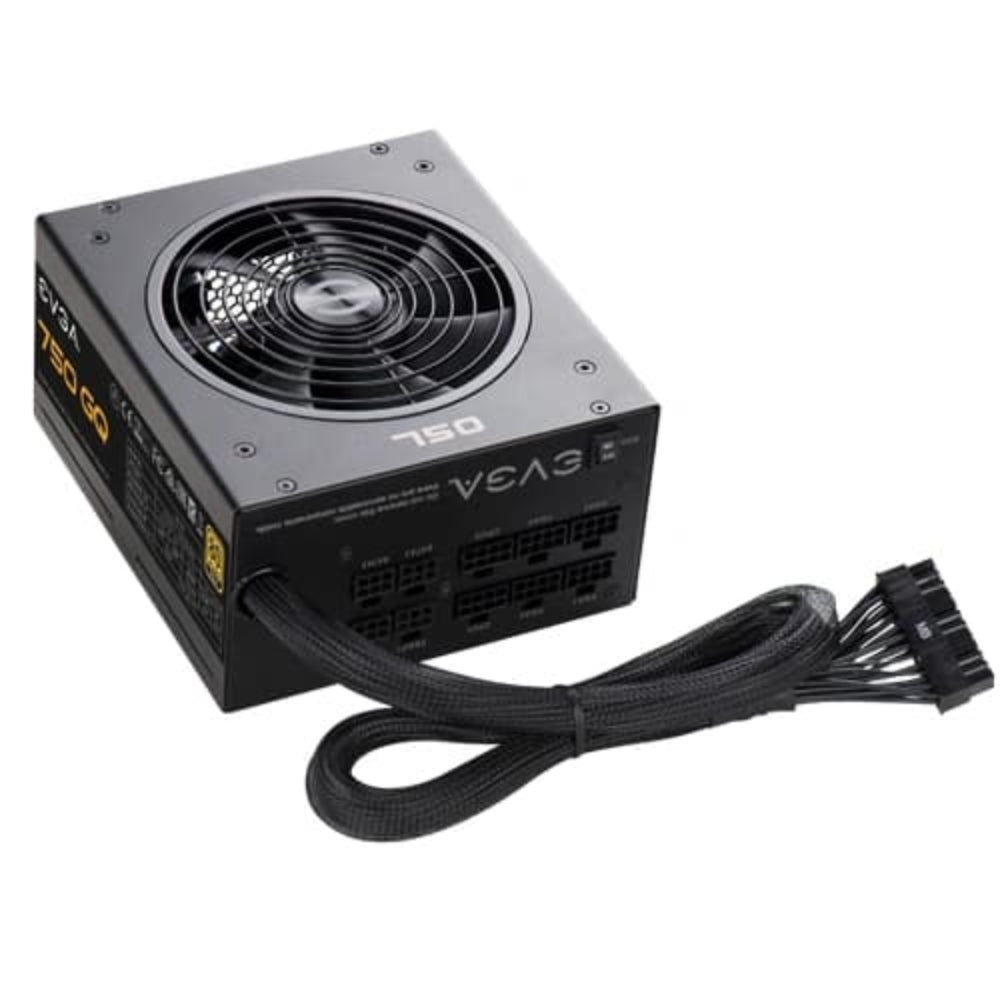 EVGA 750 GQ 750W 80+ Gold Semi Modular ATX 3.1 Power Supply - 5