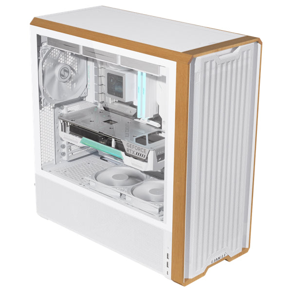 LIAN LI LANCOOL 217 MID-TOWER GAMING CABINET - WHITE (G99.LAN217W.IN) – TechCure India