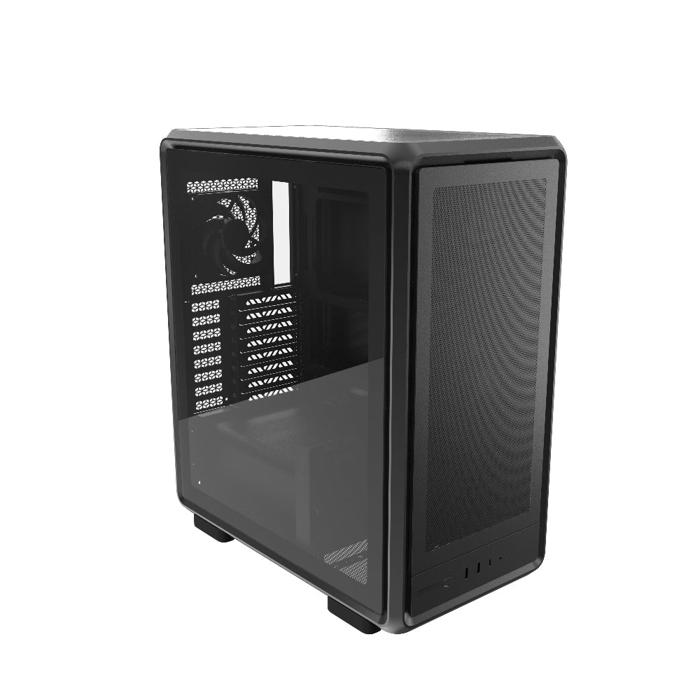 COOLER MASTER Master Frame 500 Mesh ARGB EATX Mid Tower Cabinet ( Black ) - 2