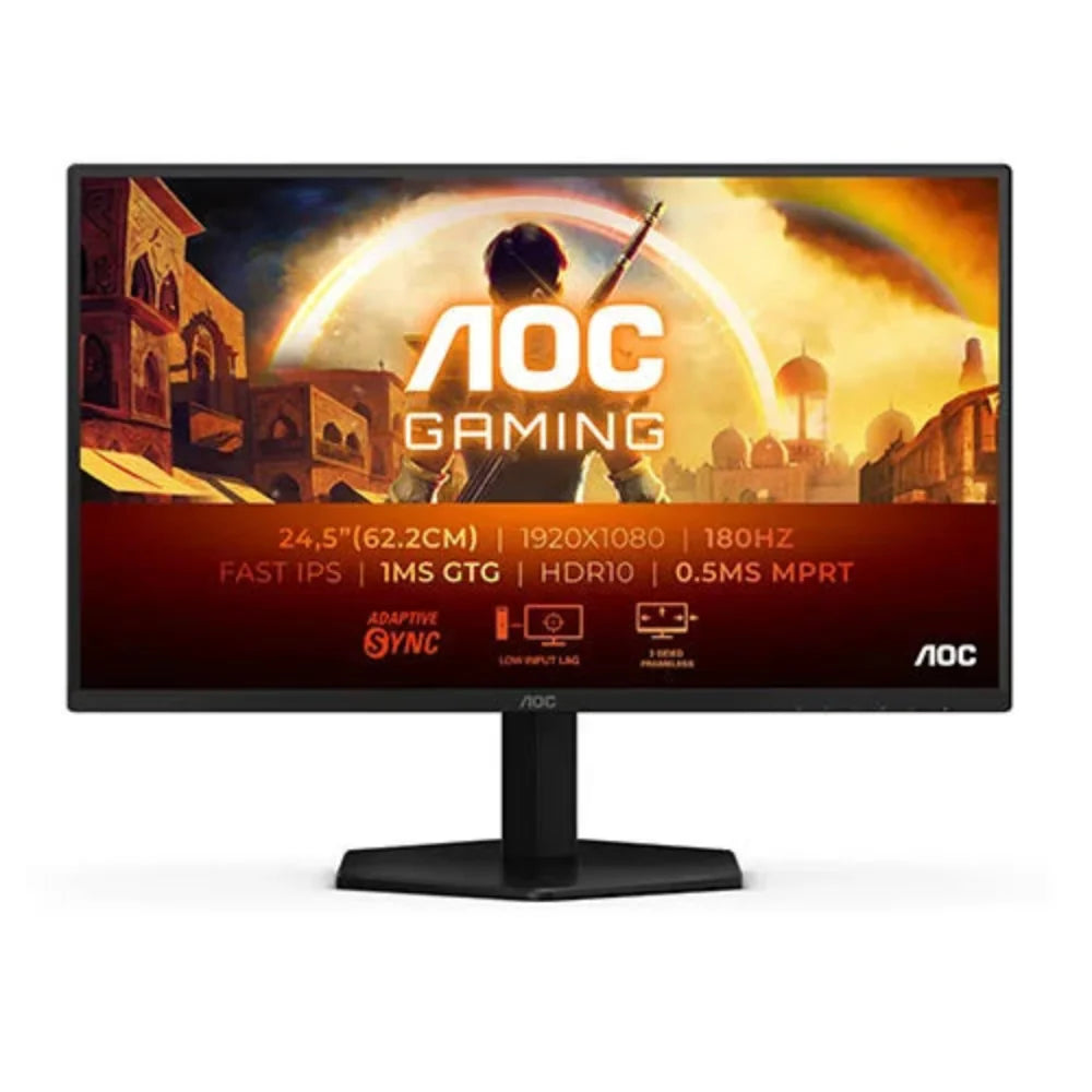 AOC 25G42E 25 Inch FHD 180Hz IPS Panel 124% SRGB 1MS NVIDIA GSync Gaming Monitor – TechCure India