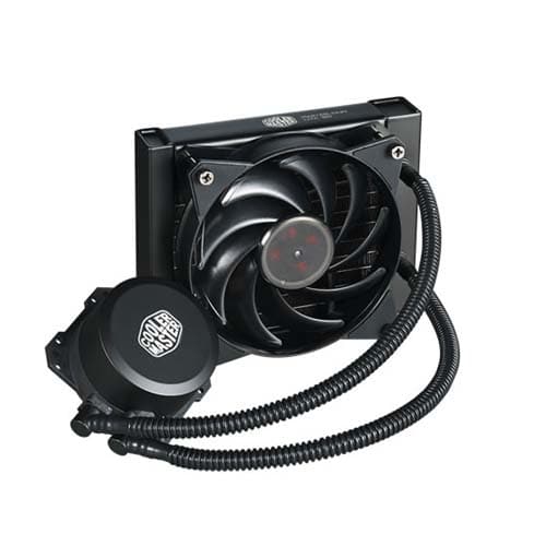 COOLER MASTER MasterLiquid Lite 120mm CPU Liquid Cooler (Black) - 2
