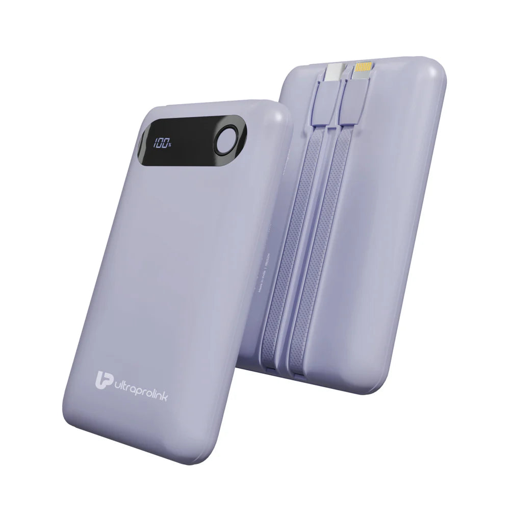Ultra Prolink Ultra-Slim & Compact Power Bank (Purple) – TechCure India