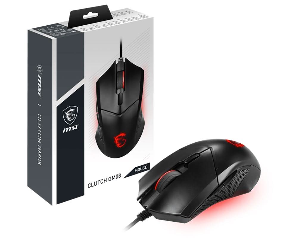 MSI CLUTCH GM08 GAMING MOUSE – TechCure India