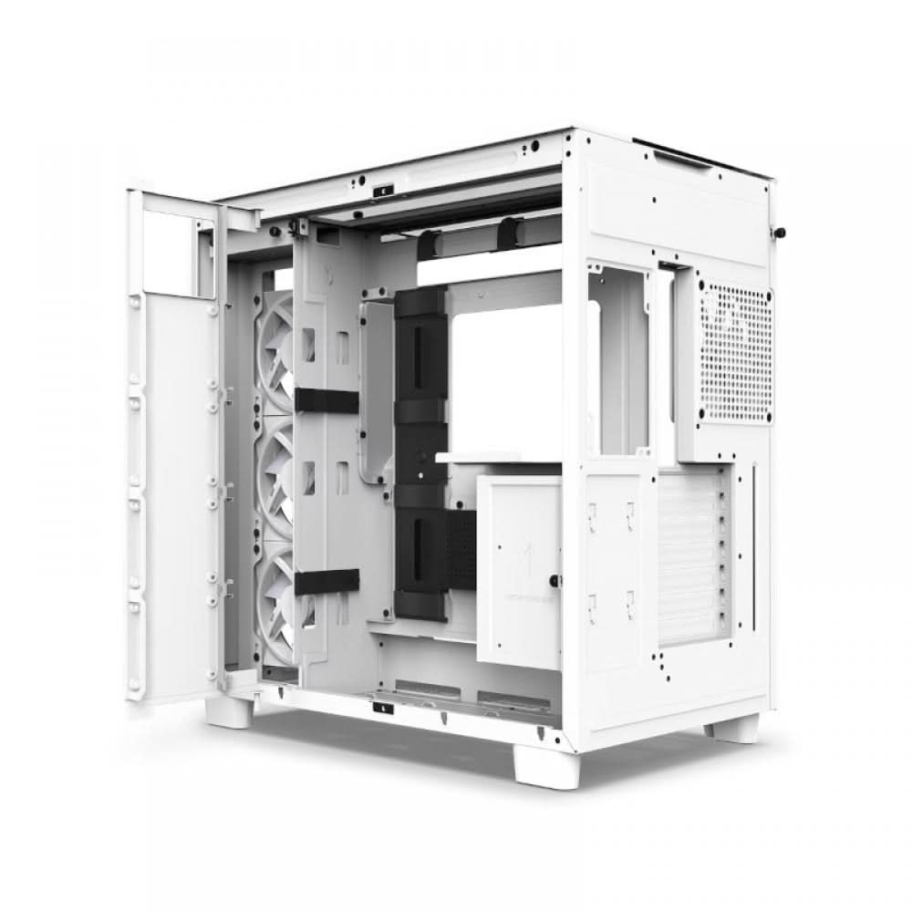 NZXT H9 ELITE MID-TOWER ATX CABINET WHITE CM-H91EW-01 – TechCure India