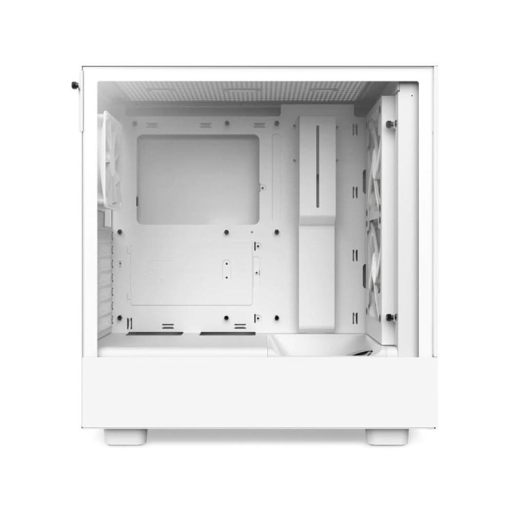 NZXT H5 FLOW RGB MID-TOWER ATX CABINET WHITE – TechCure India