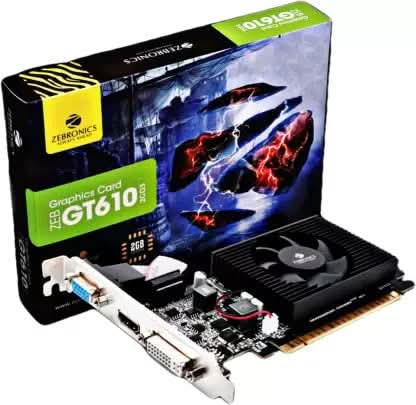 ZEBRONICS GT 610 DDR3 2GB GRAPHIC CARD – TechCure India