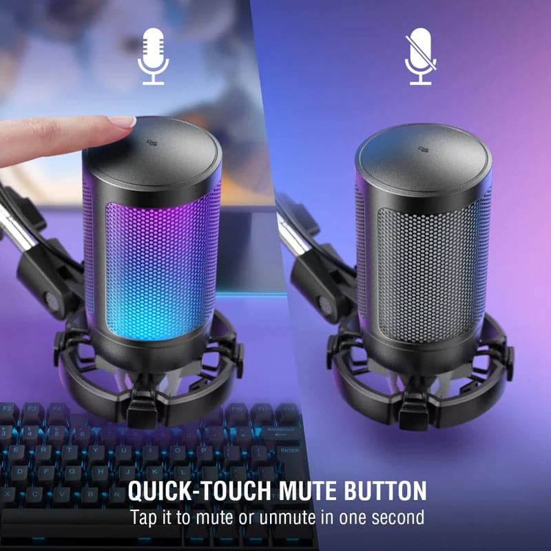 FIFINE Ampligame A6T Gaming USB Microphone Kit – TechCure India