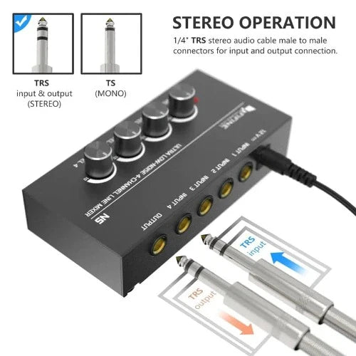 FIFINE N5 Audio Mixer - 4