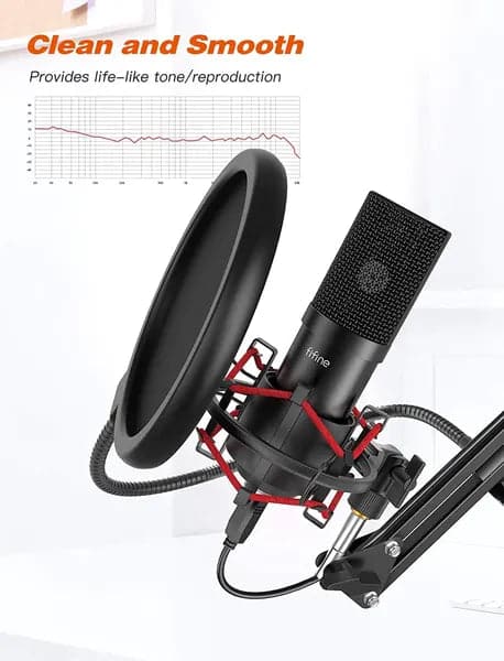 FIFINE T732 USB Microphone Kit – TechCure India