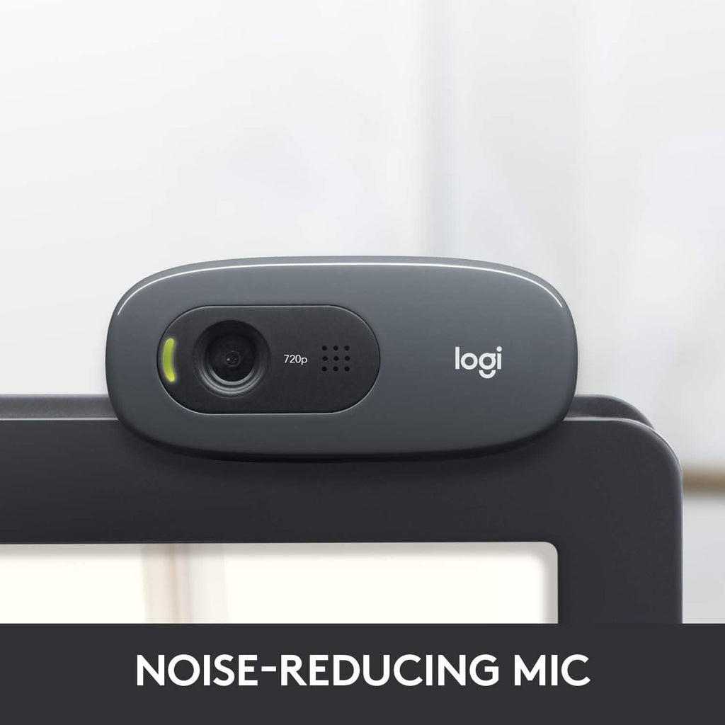 LOGITECH C270 HD DIGITAL WEBCAM – TechCure India