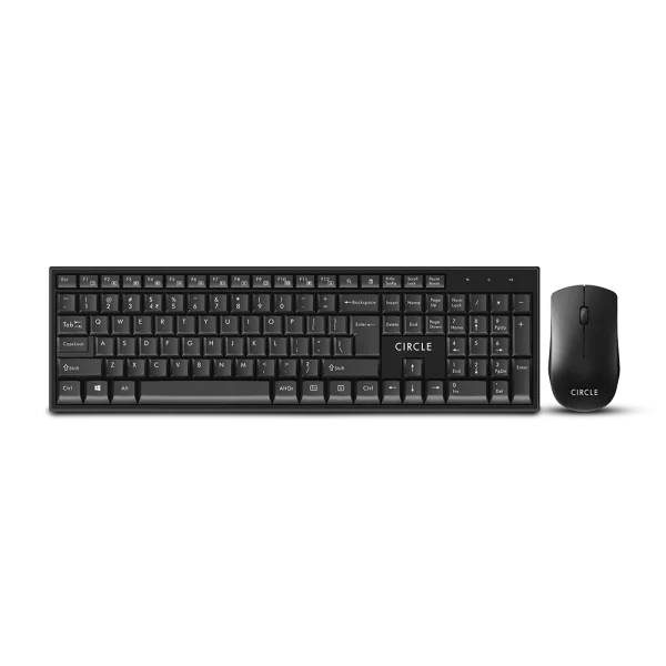 Circle Rover A8 Wireless Keyboard & Mouse Combo - Black – TechCure India