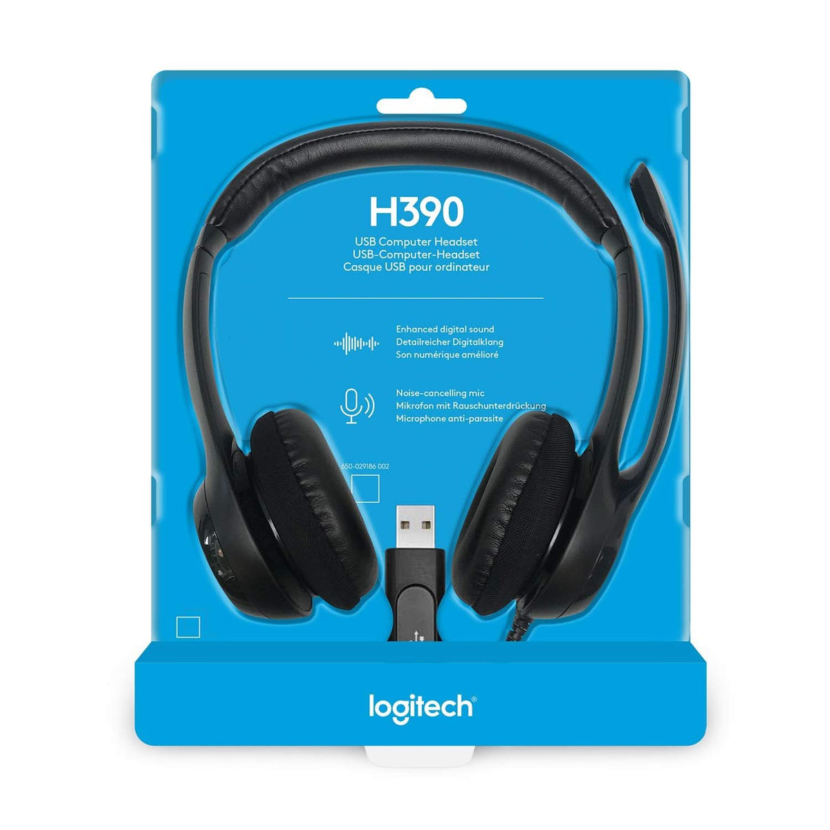 LOGITECH HEADPHONE H-390 – TechCure India