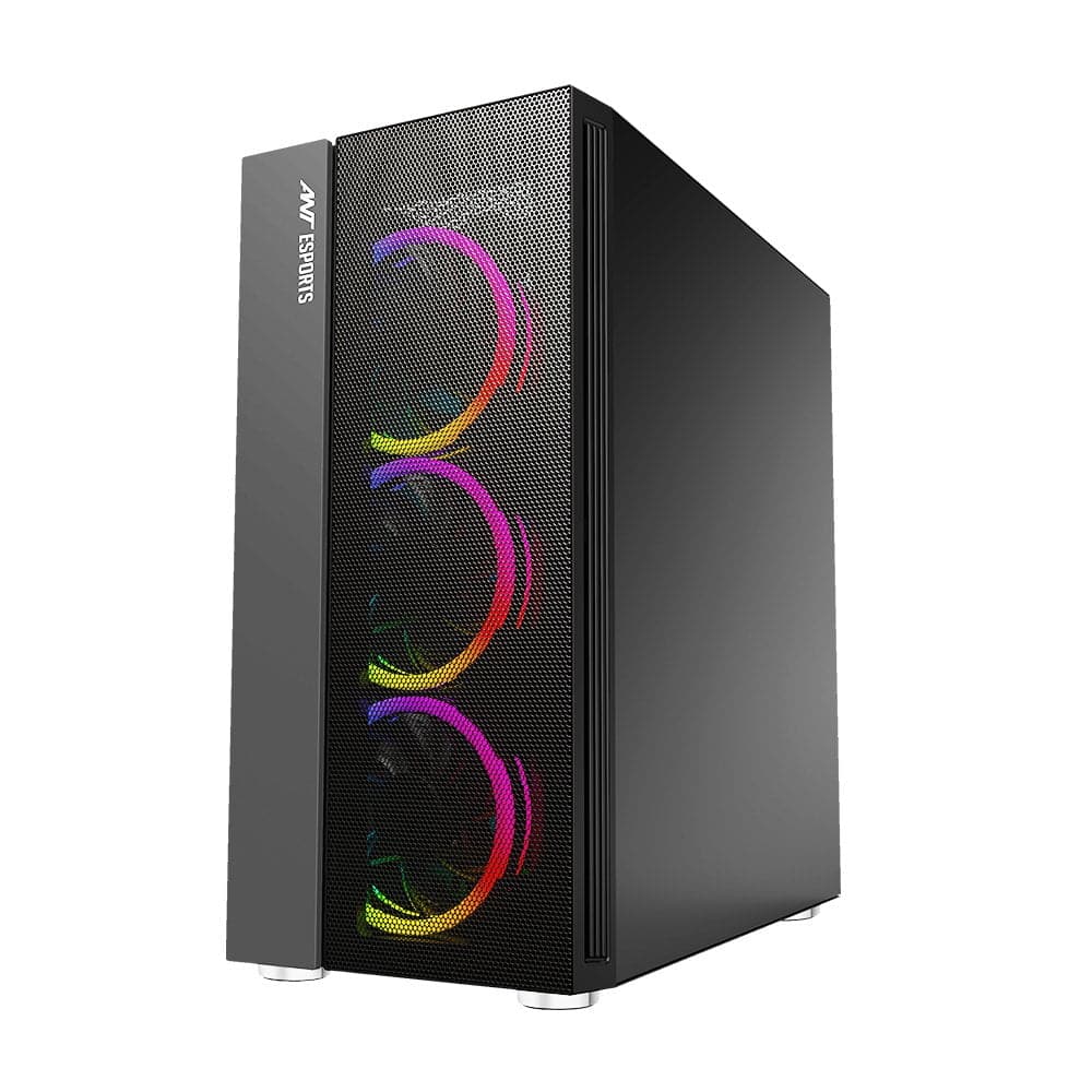 ANT ESPORTS ICE-511MT RGB EATX Mid Tower Cabinet (Black) - 3