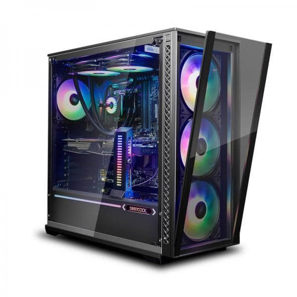DEEPCOOL Matrexx 70 ADD-RGB 3F EATX Mid Tower Cabinet ( Black ) - 3