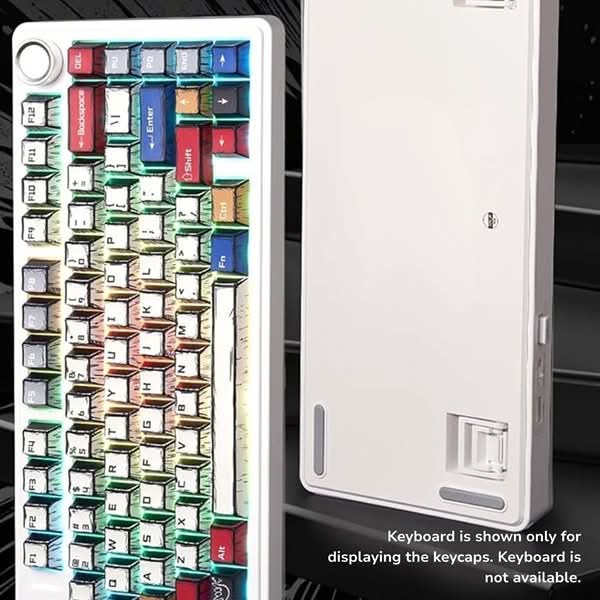 Aula Leobog PBT Comic Sublimation Keycaps 130 Qty Comic keycaps (CK) – TechCure India