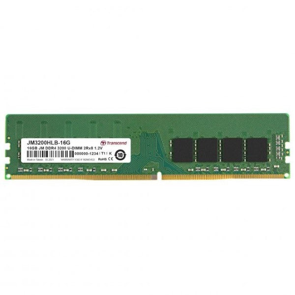 Transcend 16GB DDR4 3200Mhz CL22 1.2V Memory (JM3200HLB-16GK) – TechCure India