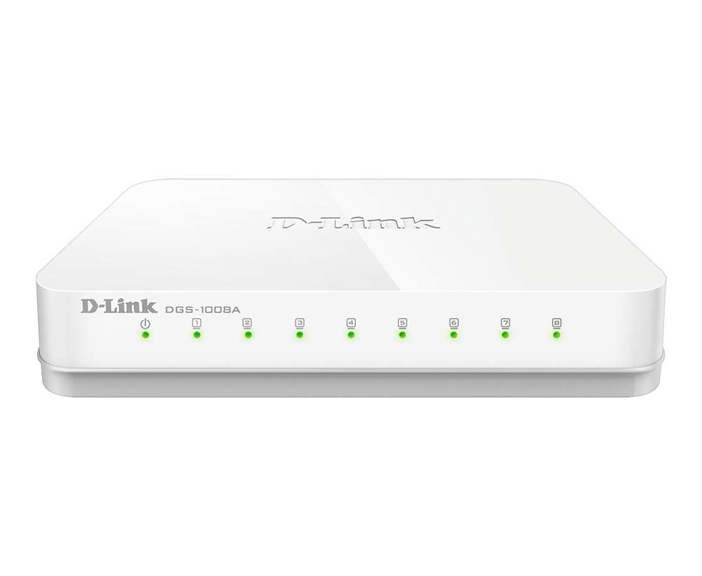 DLINK DGS-1008A 8-PORT GIGABIT EASY DESKTOP SWITCH – TechCure India