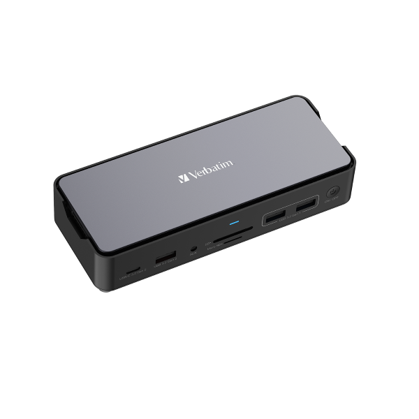Verbatim USB-C Pro Docking Station 15 Port with SSD Slot – TechCure India